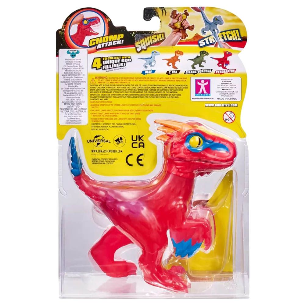 Heroes of Goo Jit Zu - S2 Jurassic World Stretch Heroes - Pyroraptor