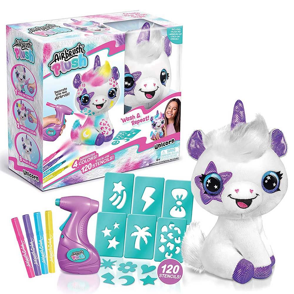 Canal Toys - Airbrush Plush - Unicorn