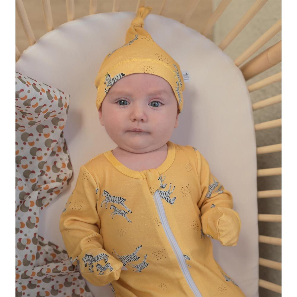 Tickle Tickle Organic Clothing - 4pc-Set Newborn Gift - Yellow