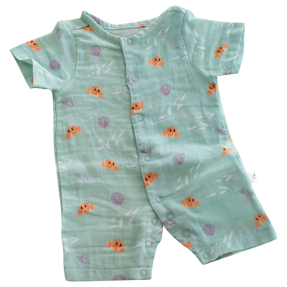 Tickle Tickle - Lil Octy Organic Muslin Romper