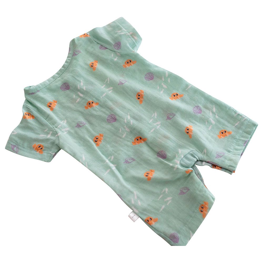 Tickle Tickle - Lil Octy Organic Muslin Romper