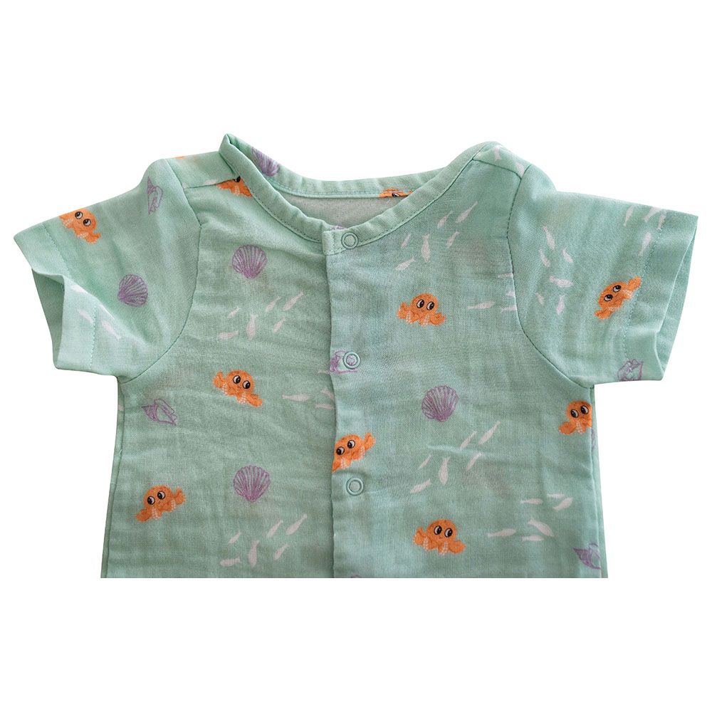 Tickle Tickle - Lil Octy Organic Muslin Romper