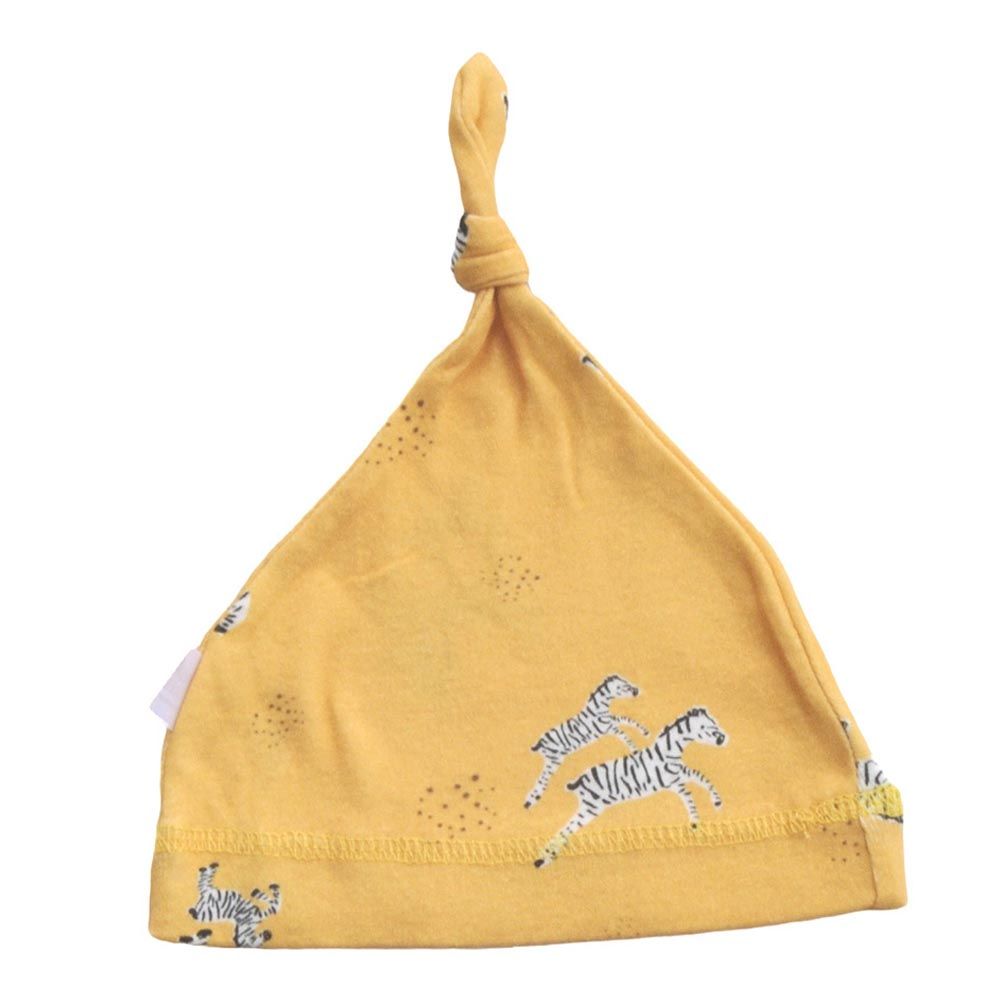 Tickle Tickle Organic Clothing - Zoe Knotted Hat - Yellow