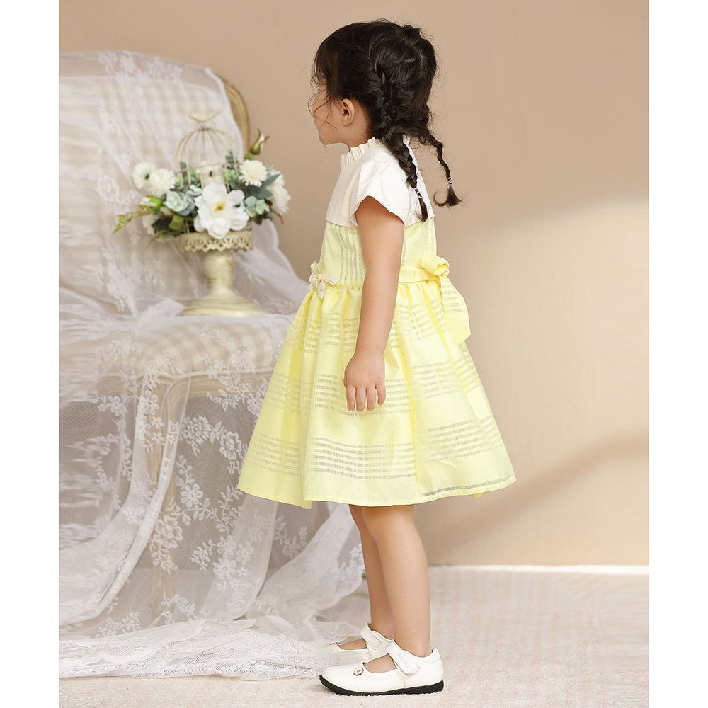 Smart Baby - Baby Girl Party Dress - Lemon