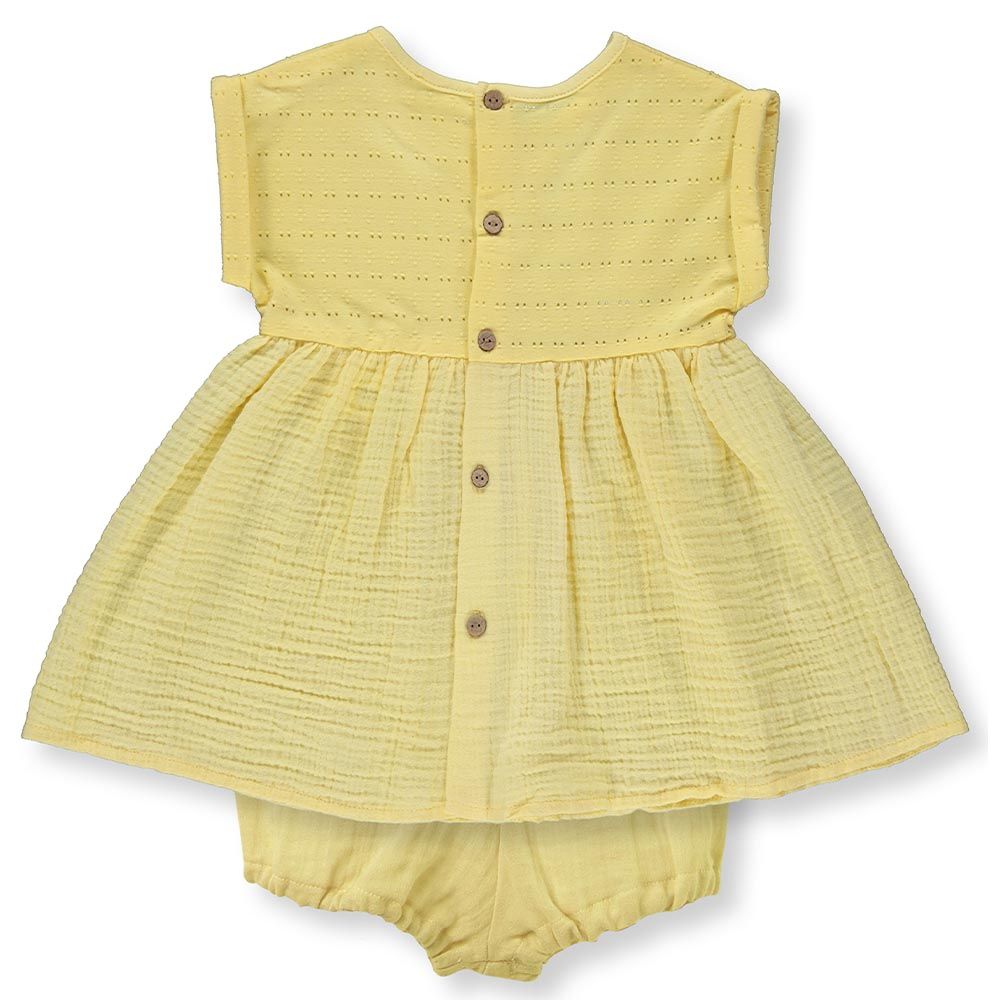 Bebetto - Baby Girl Dress - Yellow