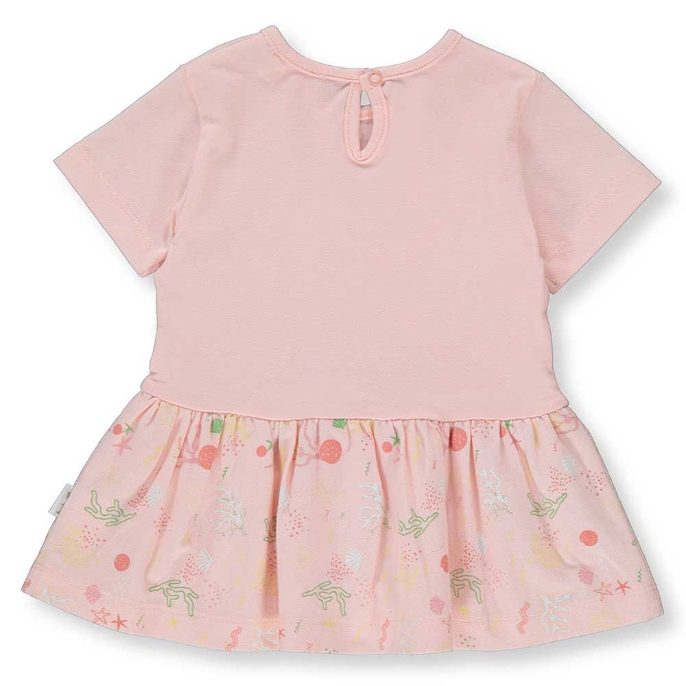 Bebetto - Baby Girl Short Sleeves Dress - Peach