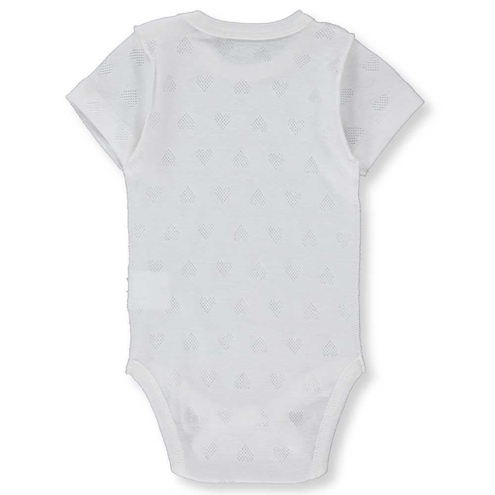 Bebetto - Baby Girl Short Sleeves Bodysuit - White