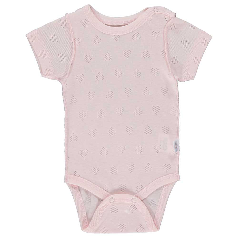 Bebetto - Baby Girl Short Sleeves Bodysuit - Light Pink