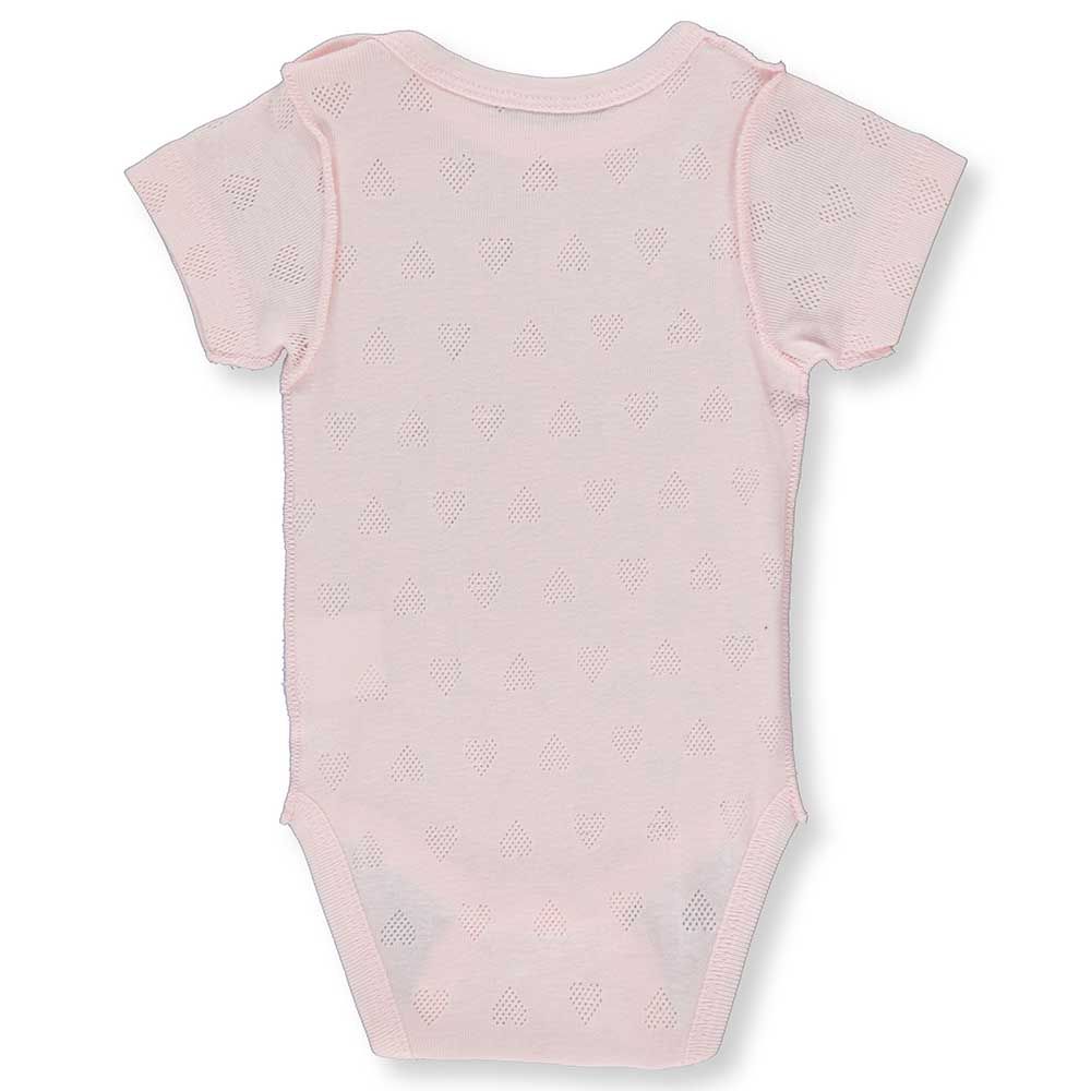 Bebetto - Baby Girl Short Sleeves Bodysuit - Light Pink