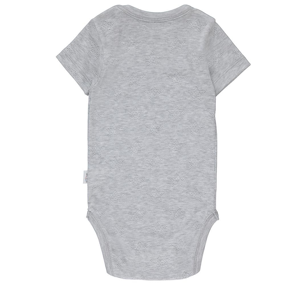 Bebetto - Baby Boy Shorts Sleeve Bodysuit - Grey