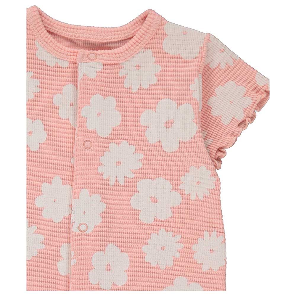 Bebetto - Baby Girl Romper - Peach