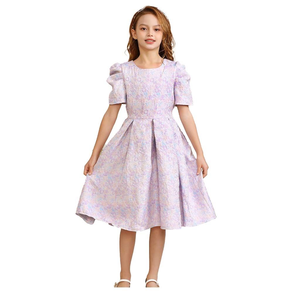 Le Crystal - Girl Party Dress - Light Purple