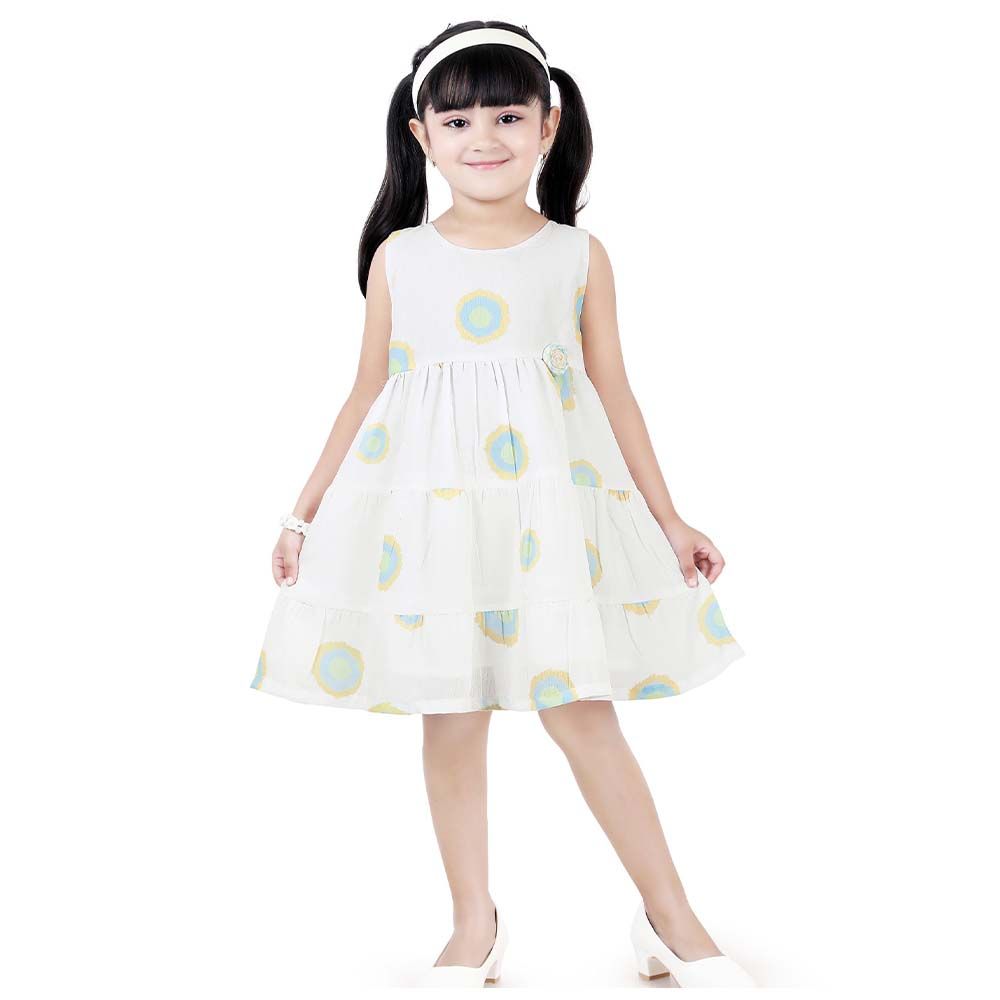 Smart Baby - Baby Girl Dress - White