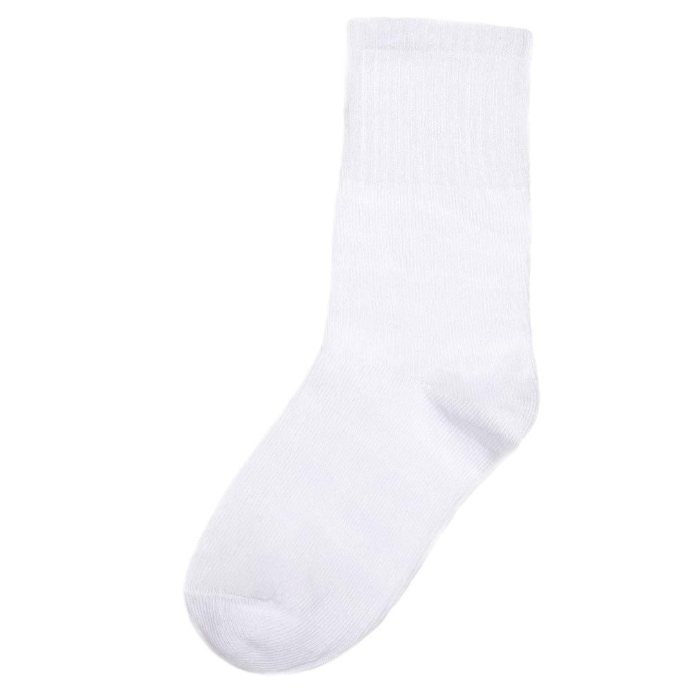 Genius - Girls Crew Socks - Pack Of 3 - White