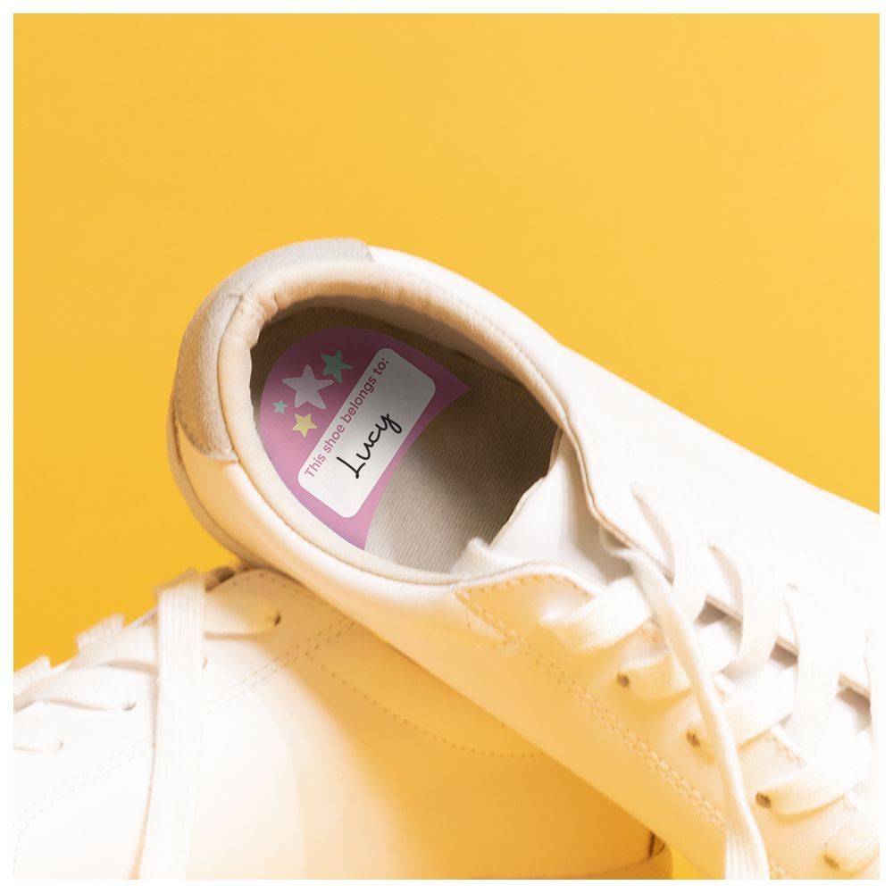 Stuck On You - Stick On Shoe Labels - Rainbow Love