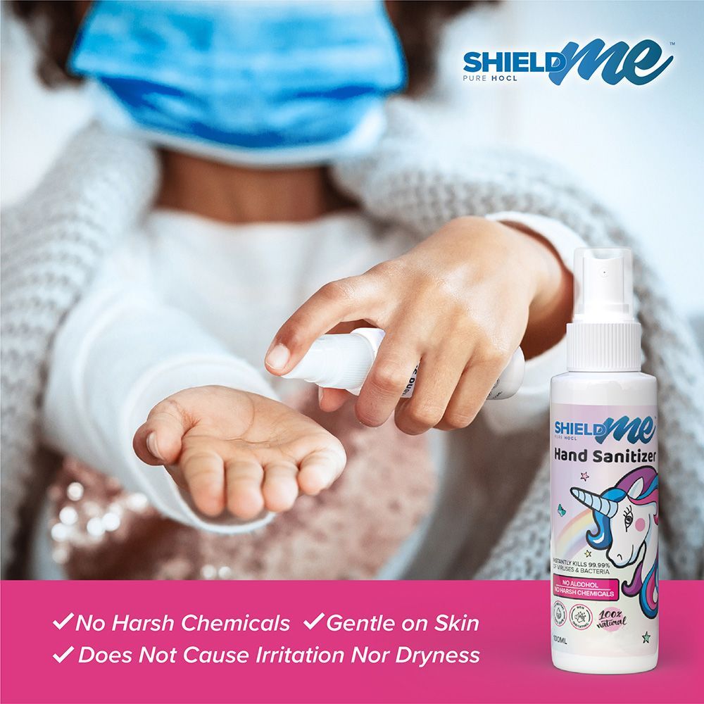 SHIELDme - 100% Natural Kids Sanitizer For Girls 100ml