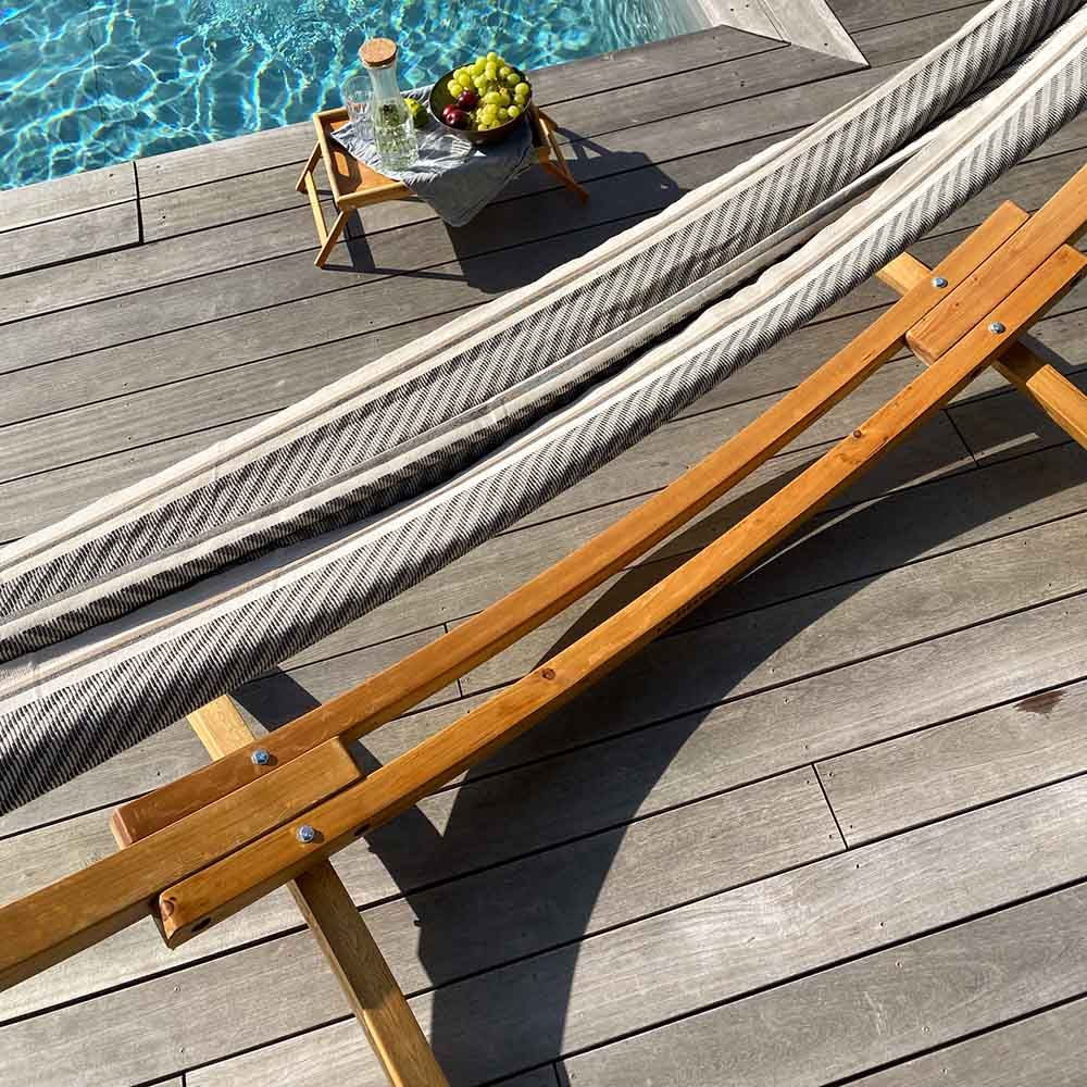 La Siesta - Elipso Larch Stand For Double Hammocks - Brown