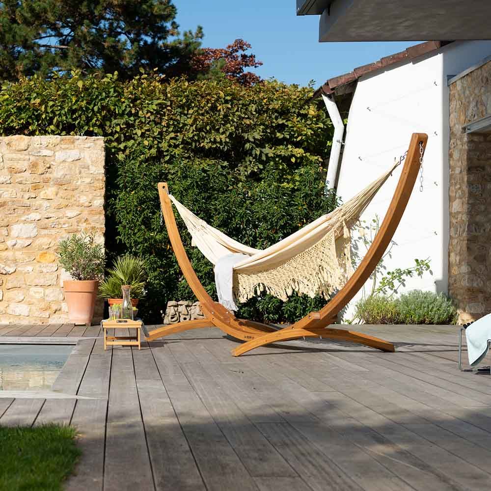 La Siesta - Elipso Larch Stand For Double Hammocks - Brown