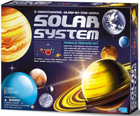 4M Solar System Glow Mobile