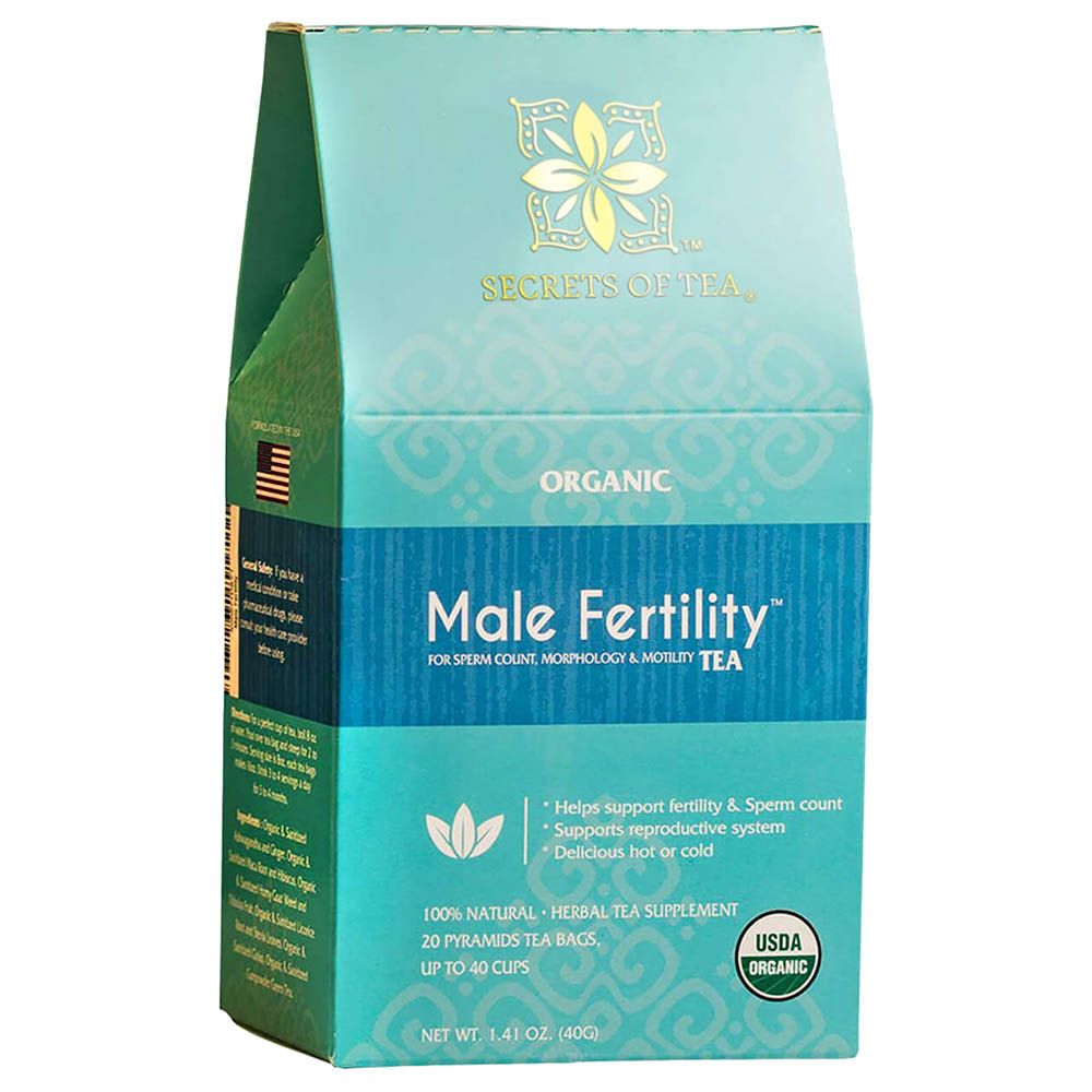 Secrets Of Tea - Male Fertility Tea - Pack Of 4 - 40G