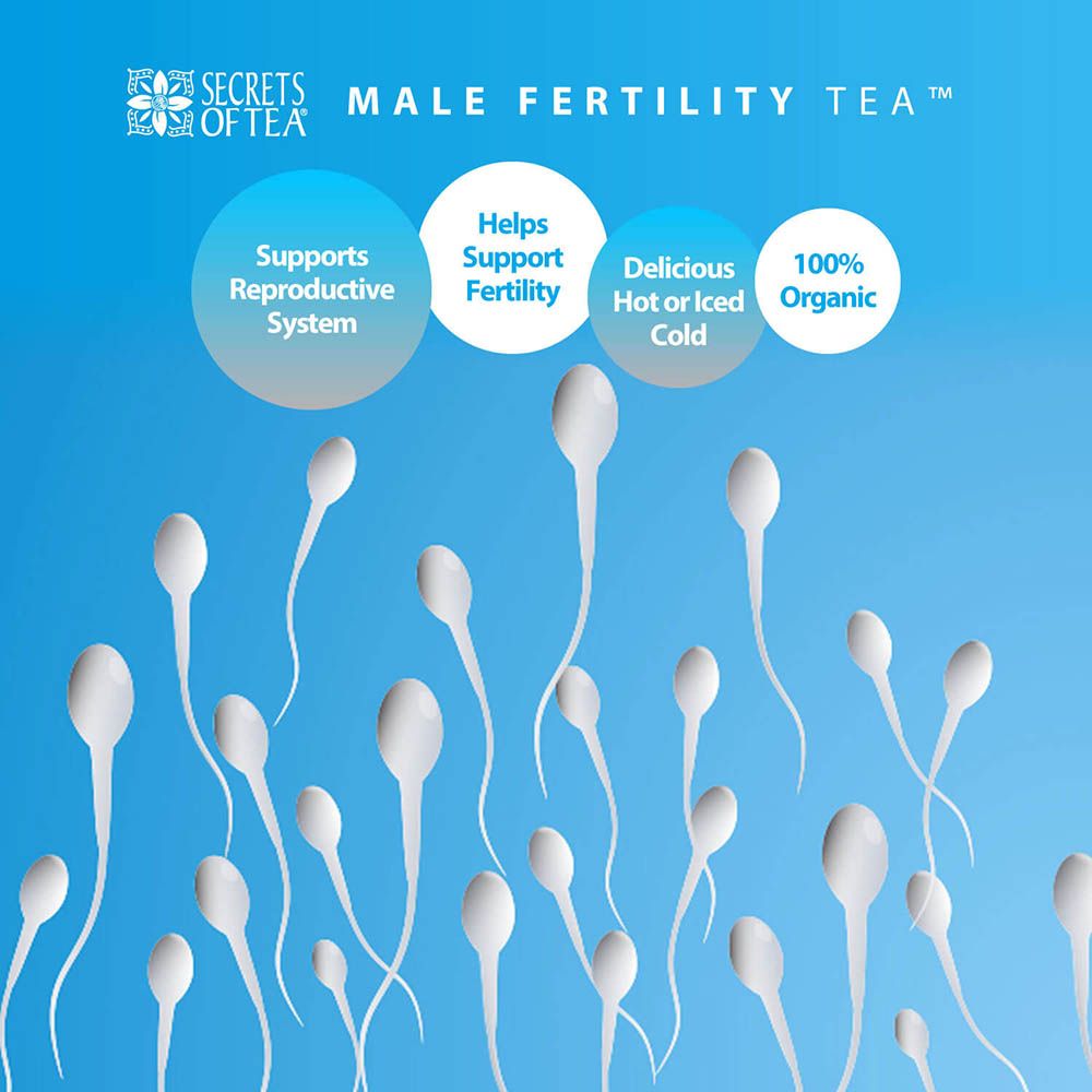 Secrets Of Tea - Male Fertility Tea - Pack Of 4 - 40G