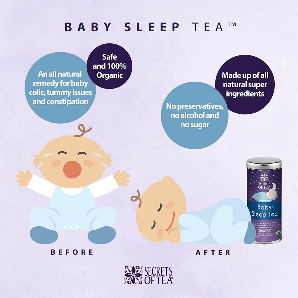 Secrets Of Tea - Baby Sleep Tea - Pack Of 3 - 57G