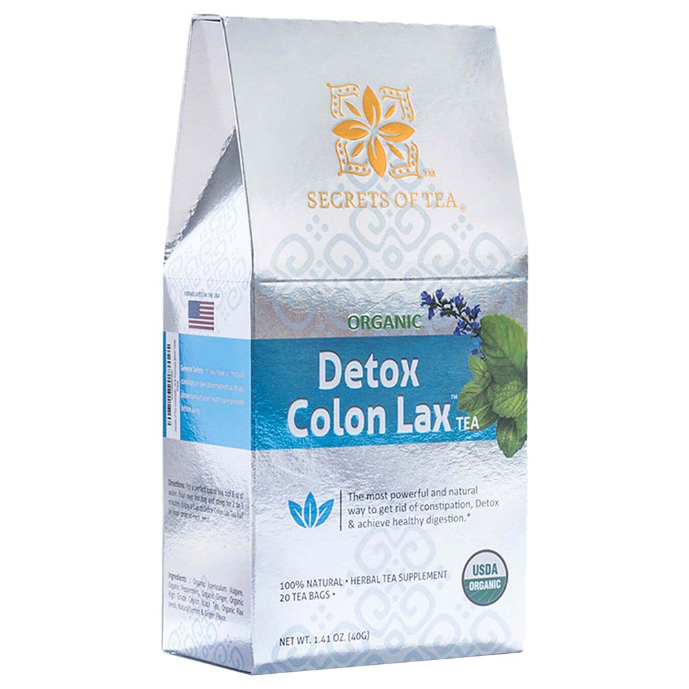 Secrets Of Tea - Detox Colon Lax Tea - 40G