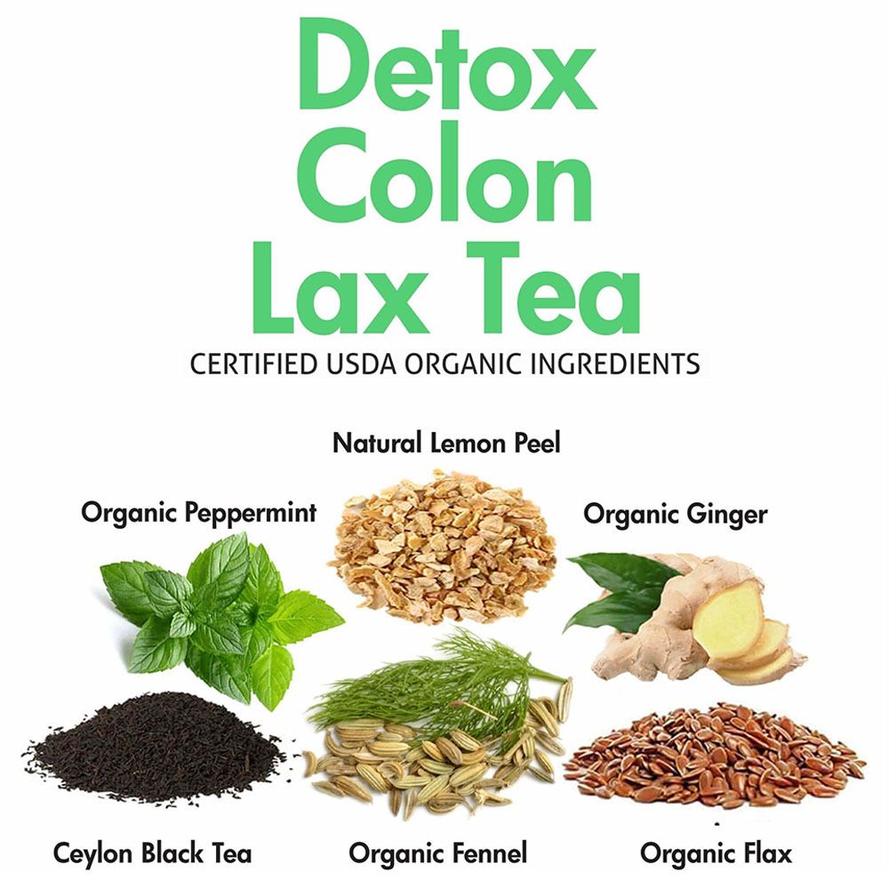 Secrets Of Tea - Detox Colon Lax Tea - 40G