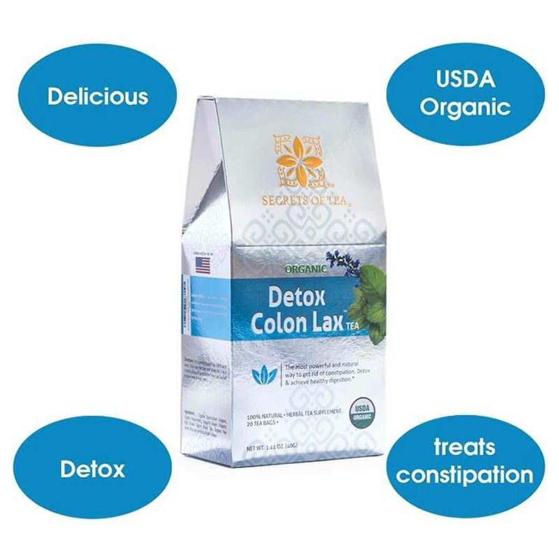 Secrets Of Tea - Detox Colon Lax Tea - 40G