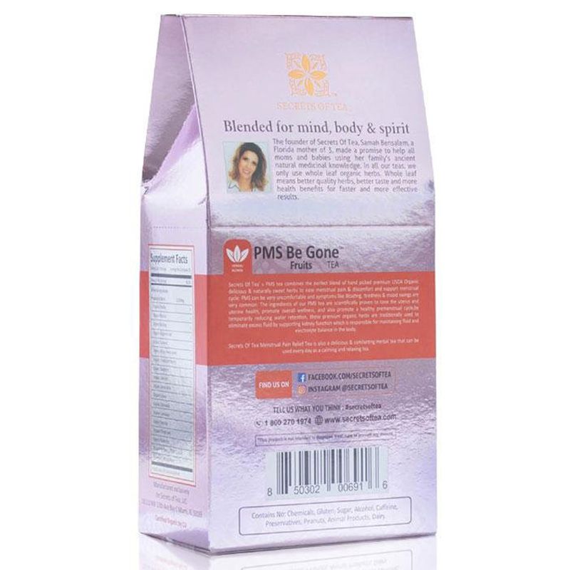 Secrets Of Tea - PCOS & PMS Be Gone Tea Support - 40G