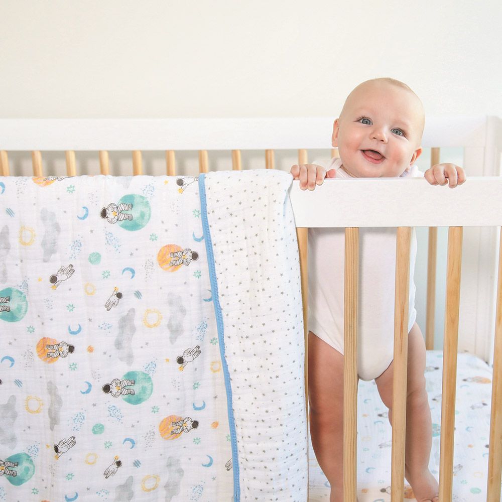 Aden + Anais - Essentials Muslin Blanket - Space Explorers