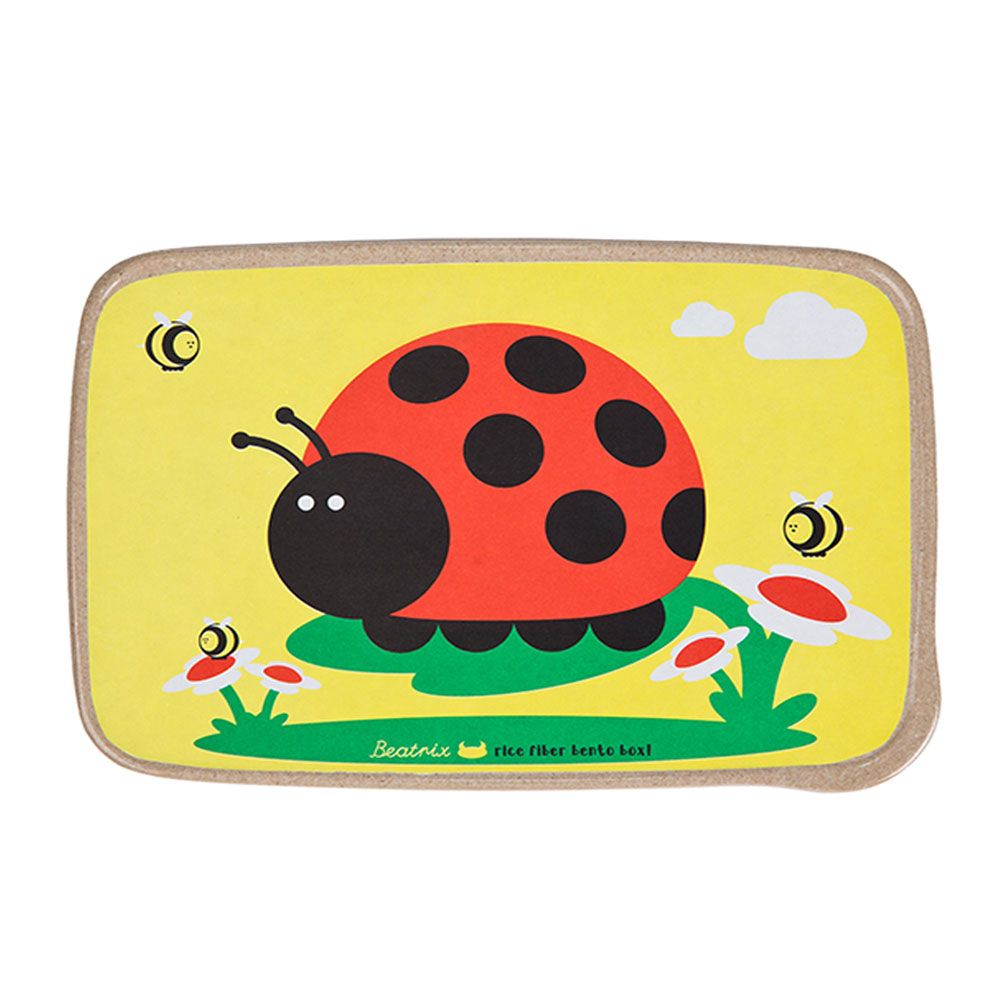 Beatrix New York - Rice Fiber Bento Box Juju the Ladybug - Yellow