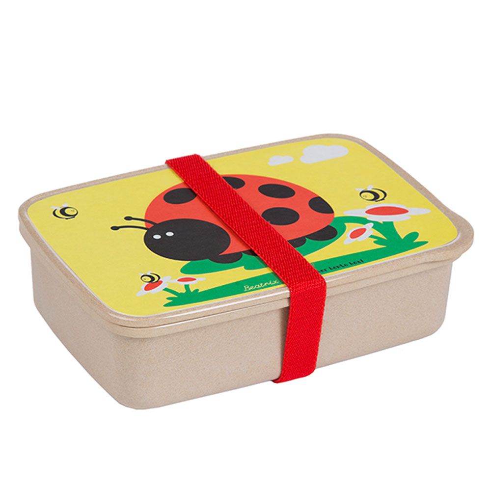 Beatrix New York - Rice Fiber Bento Box Juju the Ladybug - Yellow