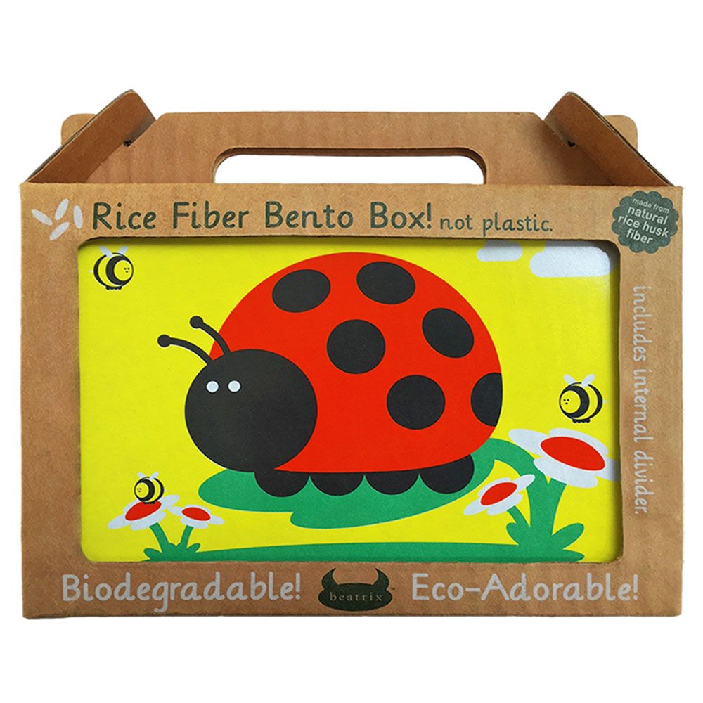 Beatrix New York - Rice Fiber Bento Box Juju the Ladybug - Yellow