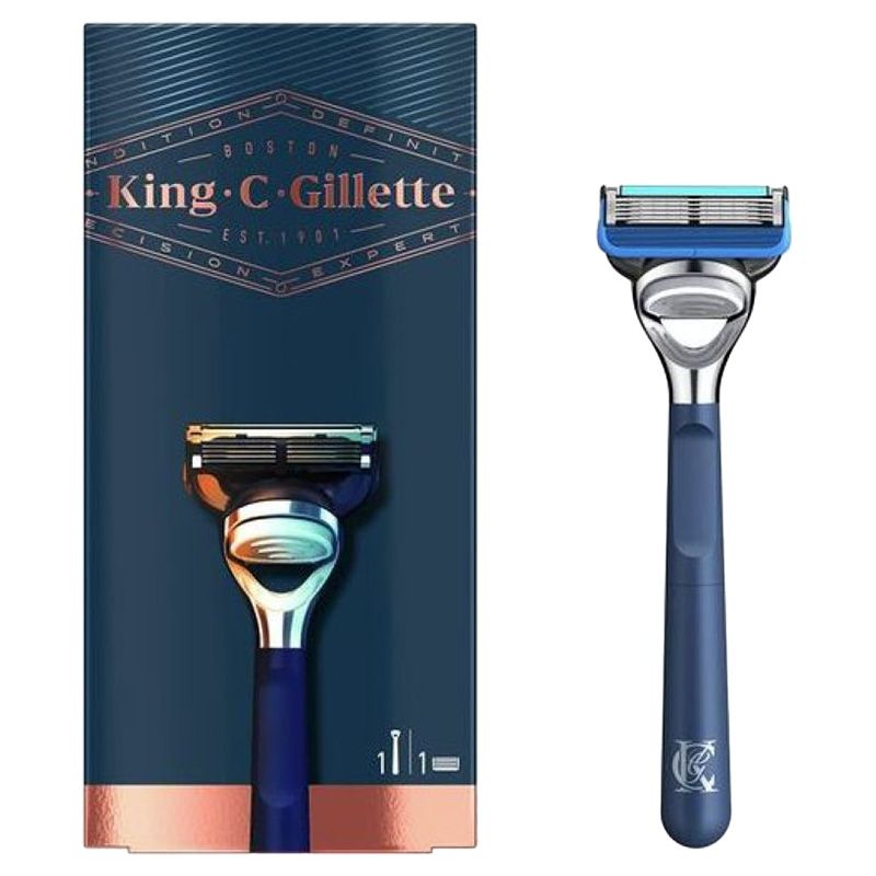 Gillette - King C. Razor Shave & Edging & Refill Blade