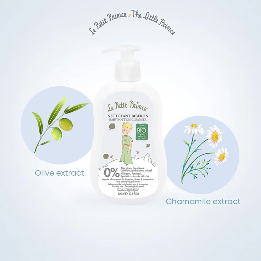 Le Petit Prince - Baby Laundry Care Essentials - 2-In-1 Baby Liquid Laundry Detergent and Baby Bottle Cleanser