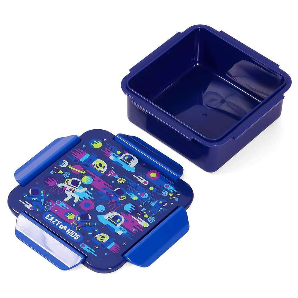 Eazy Kids - Astronauts Lunch Box & Water Bottle 420ml W/ Snack Box