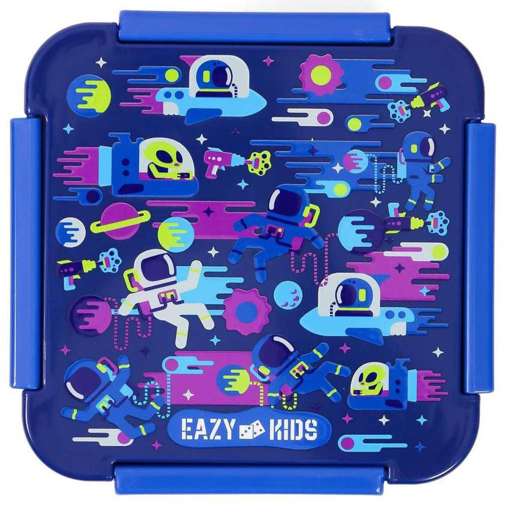 Eazy Kids - Astronauts Lunch Box & Water Bottle 420ml W/ Snack Box