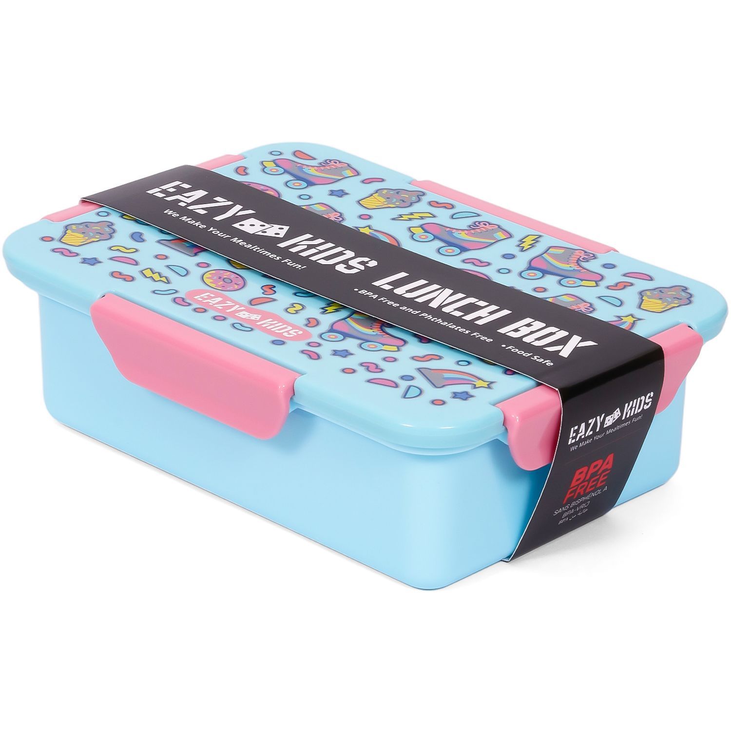 Eazy Kids - Gen Z Skater Lunch Box & Water Bottle 750nl W/ Snack Box