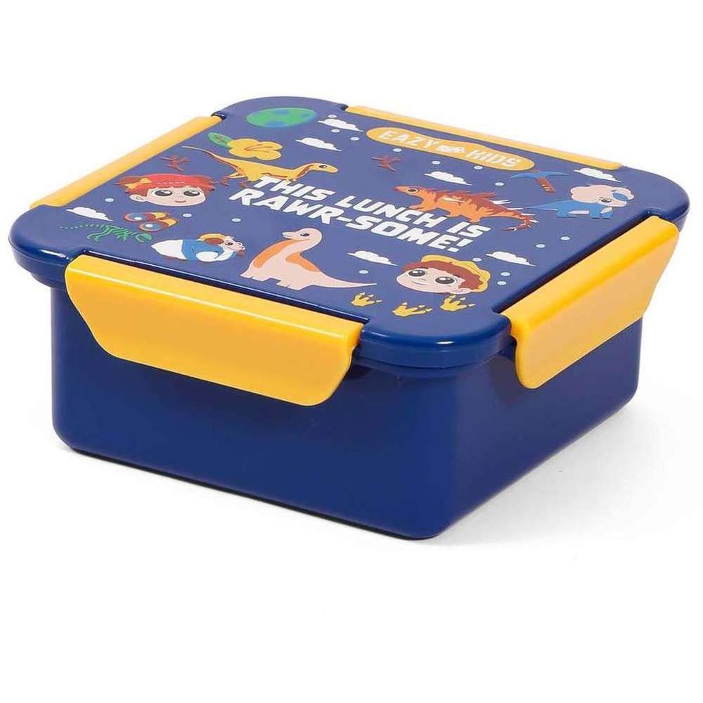 Eazy Kids - T-Rex Lunch Box Set 2pcs - Blue