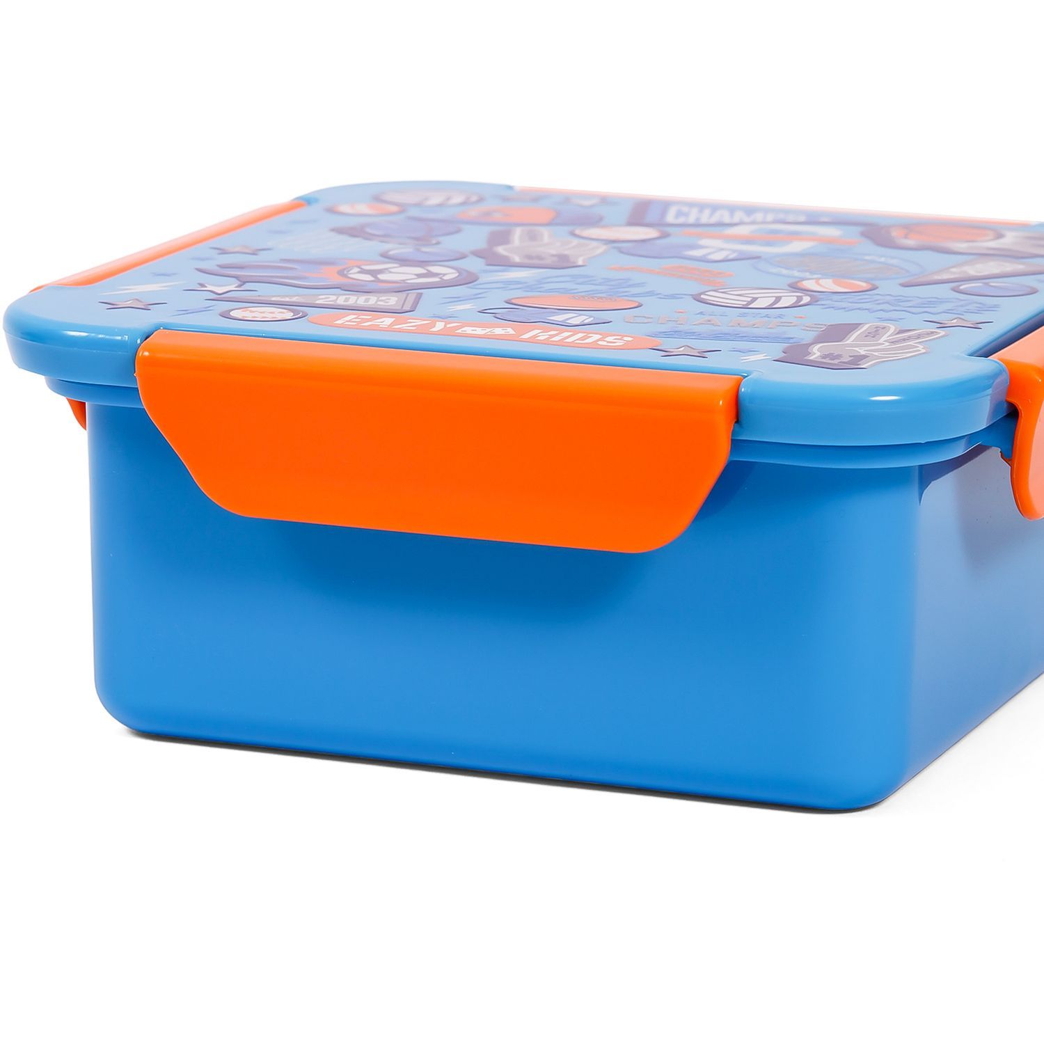 Eazy Kids - Soccer Lunch Box Set 2pcs - Blue