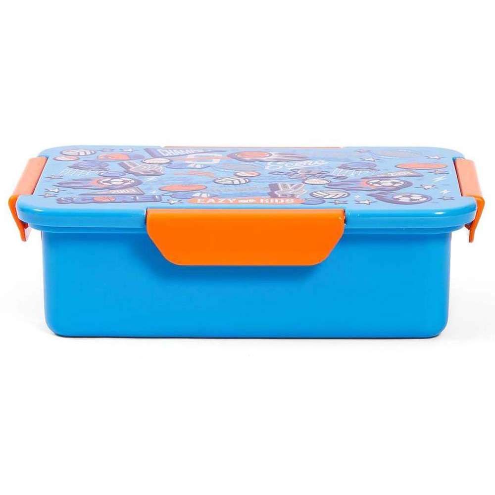 Eazy Kids - Soccer Lunch Box Set 2pcs - Blue