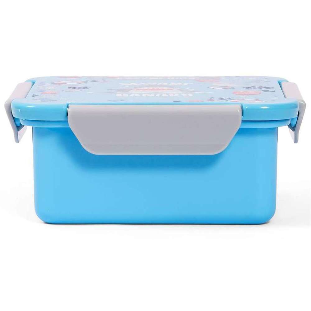 Eazy Kids - Shark Lunch Box Set 2pcs - Blue