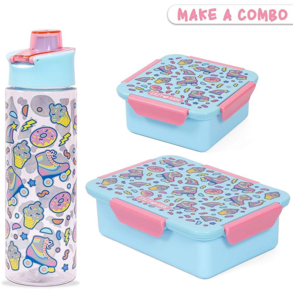 Eazy Kids - Gen Z Skater Lunch Box Set 2pcs - Blue