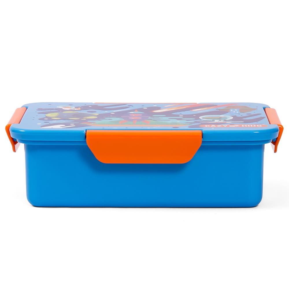 Eazy Kids - Space Lunch Box Set 2pcs - Blue