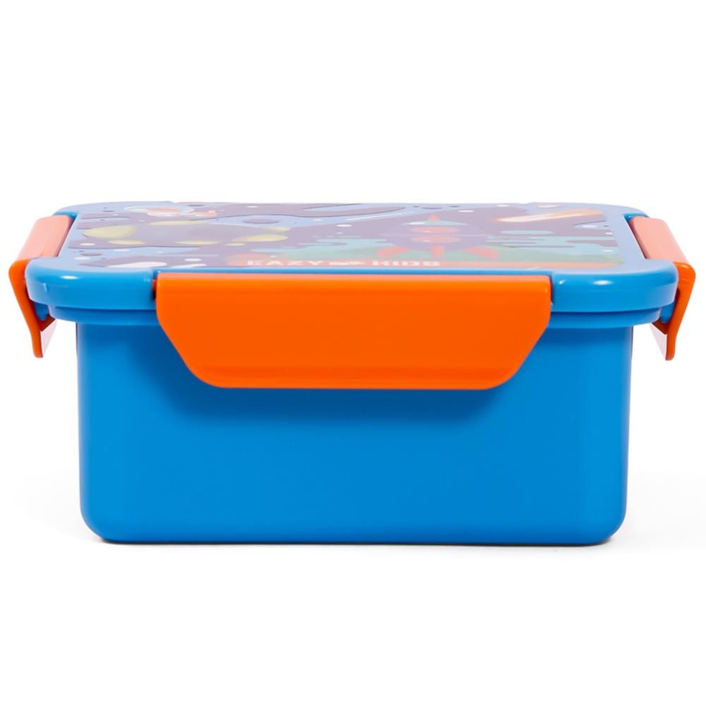 Eazy Kids - Space Lunch Box Set 2pcs - Blue