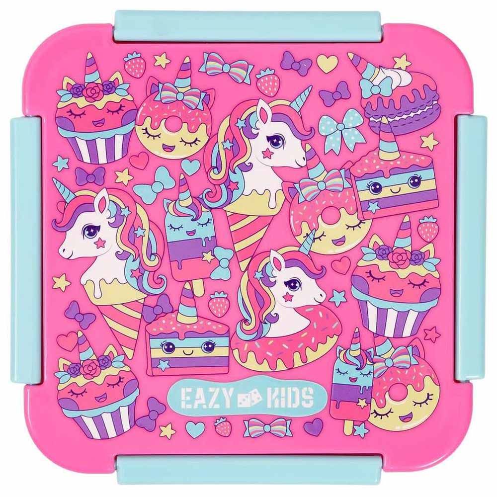 Eazy Kids - Unicorn Desert Lunch Box Set 2pcs - Pink