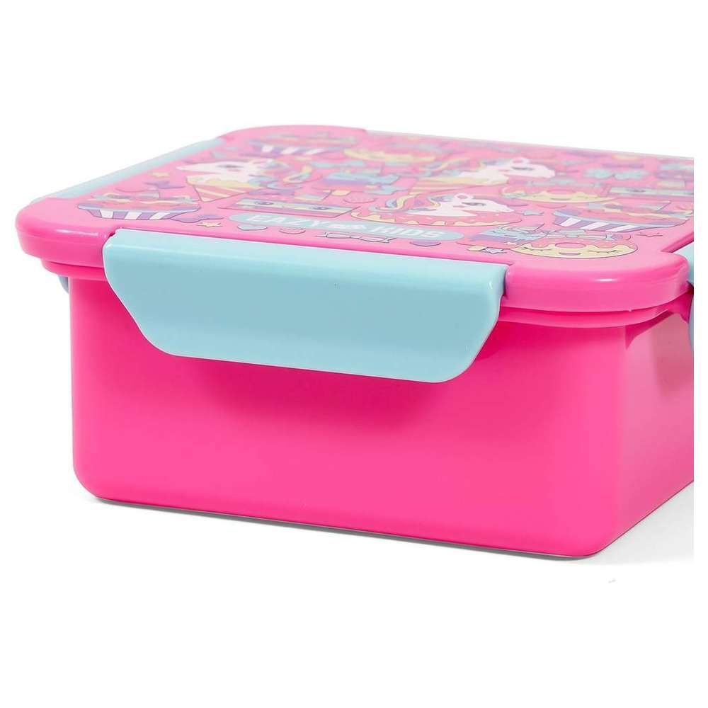 Eazy Kids - Unicorn Desert Lunch Box Set 2pcs - Pink