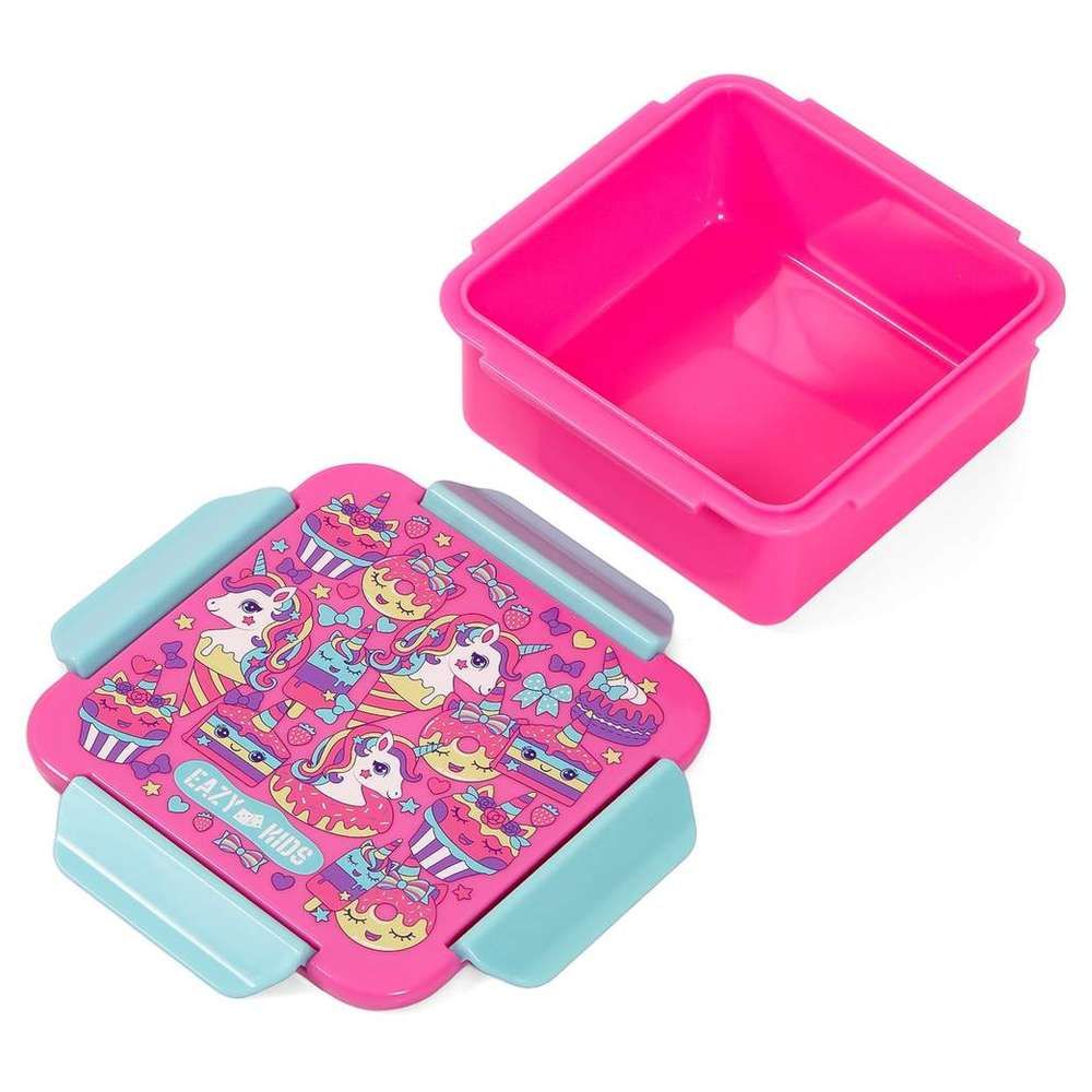 Eazy Kids - Unicorn Desert Lunch Box Set 2pcs - Pink