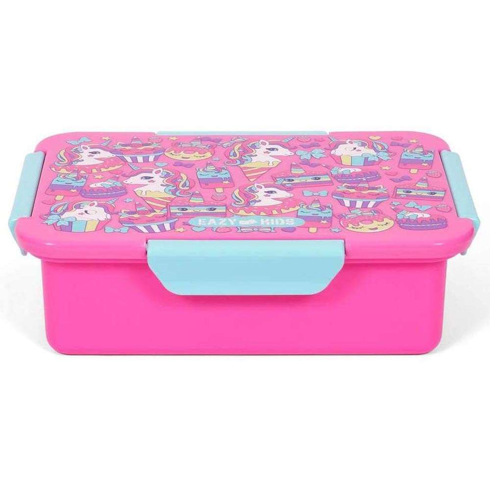 Eazy Kids - Unicorn Desert Lunch Box Set 2pcs - Pink